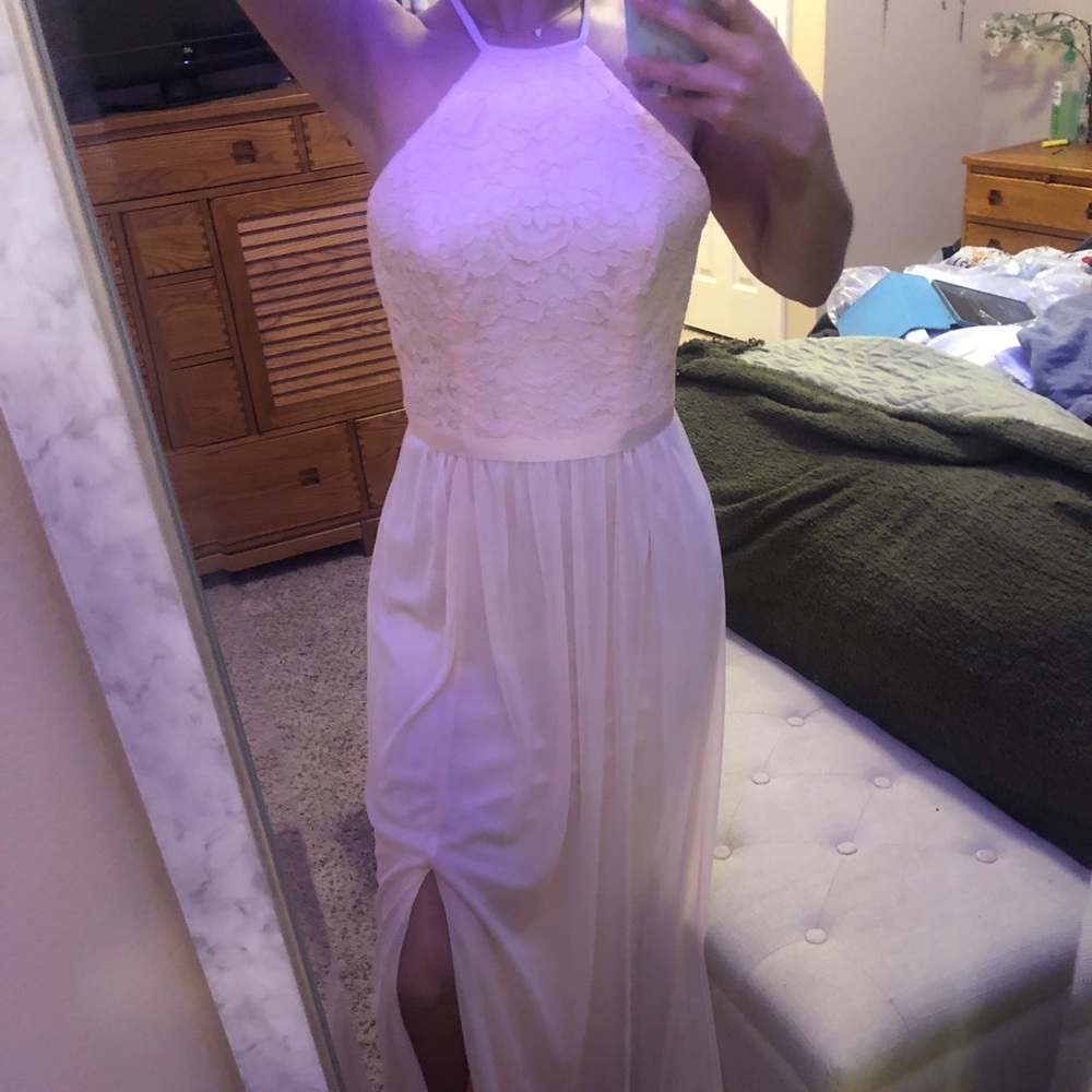 Beautiful Rose Petal Bridesmaid/Summer Dress